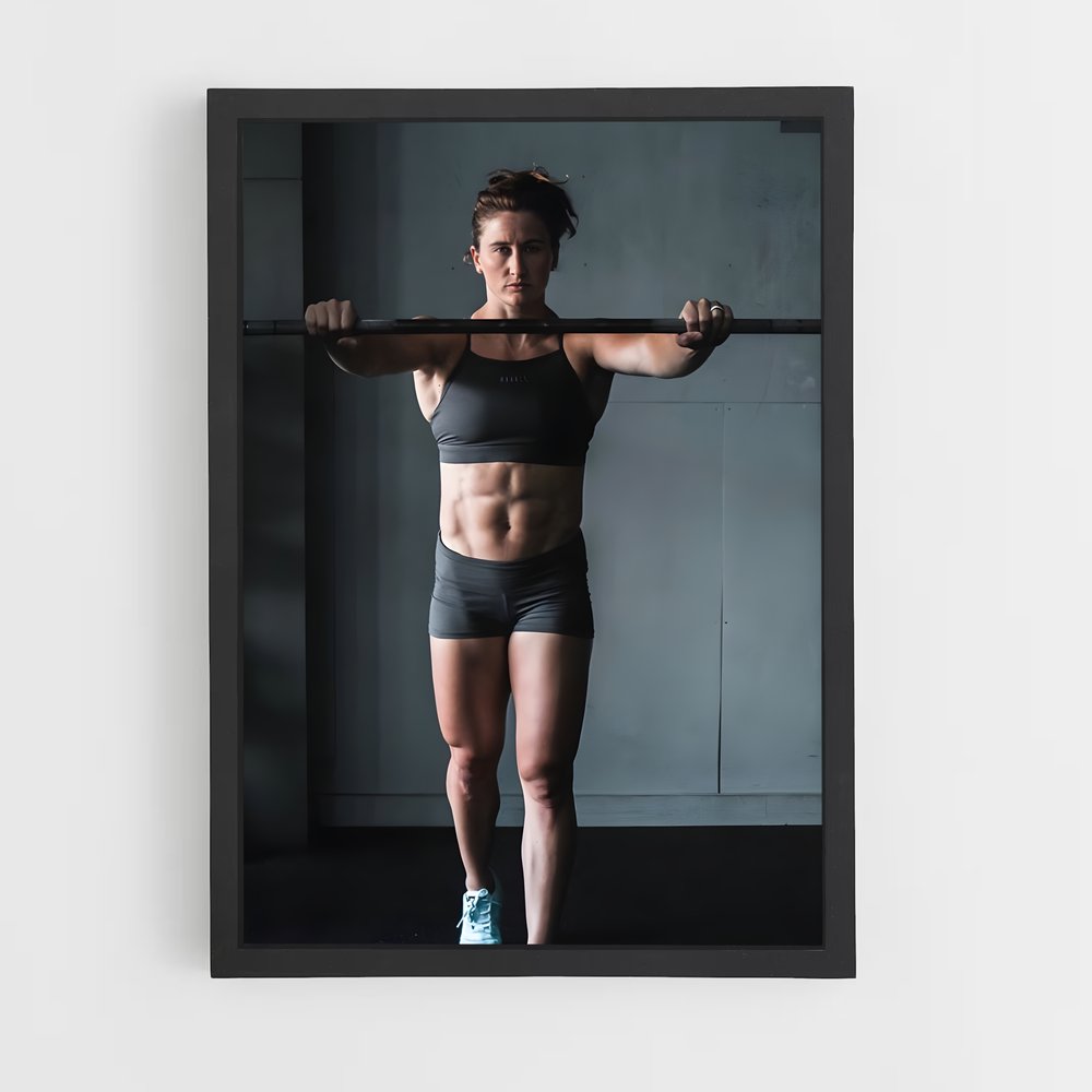 Poster Tia toomey – affiche Powerlifting (vue 2)